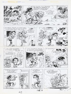 Record de vente pour une planche de Franquin &agrave; 213.000 euros &agrave; Bruxelles